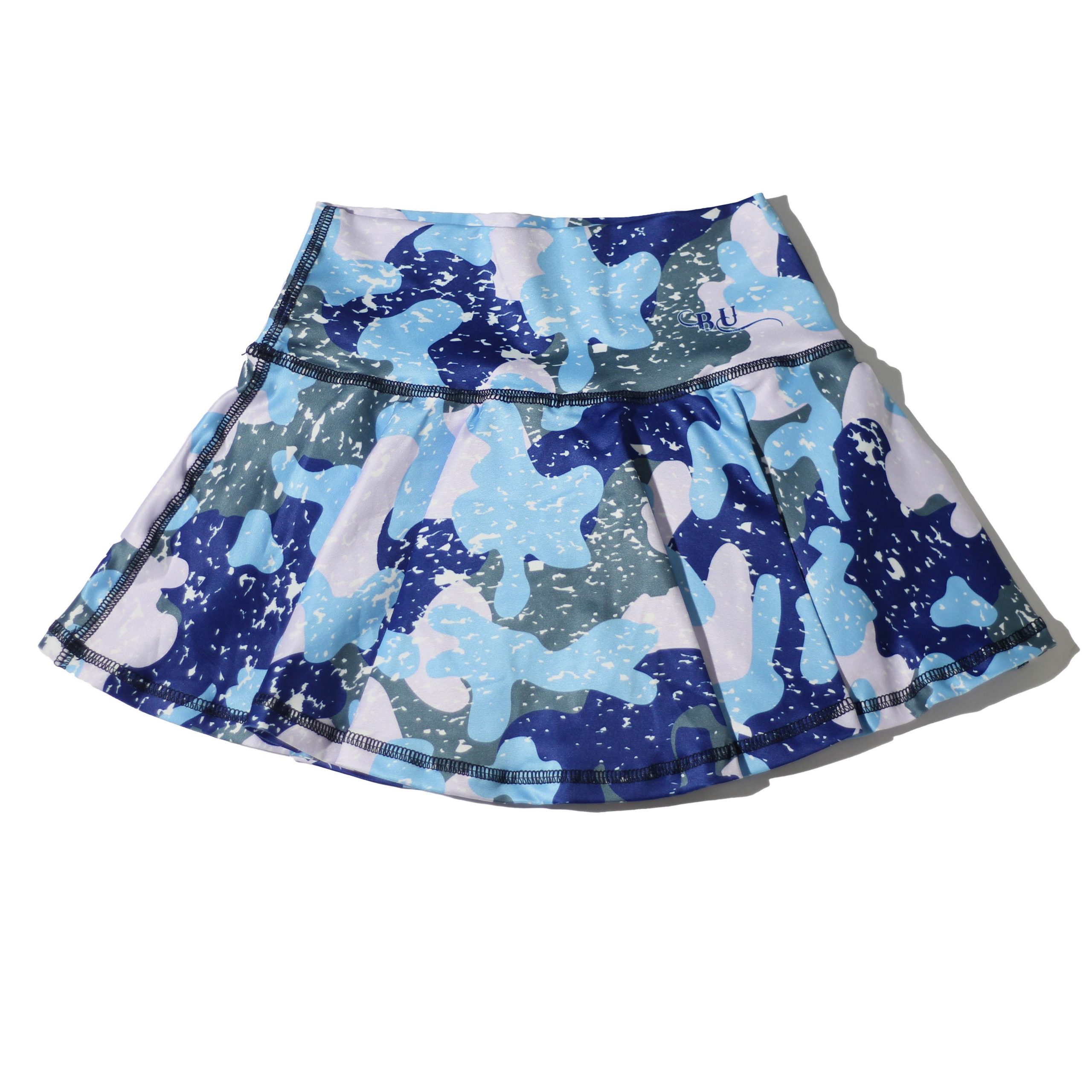 Pink/Blue Camouflage Skirt